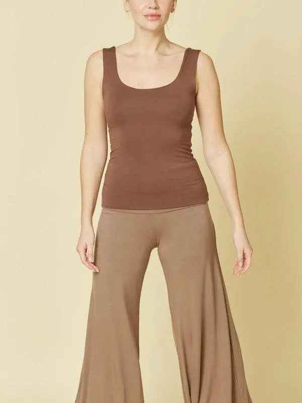 BAMBOO DOUBLE LAYERED TANK - FamilyClothes