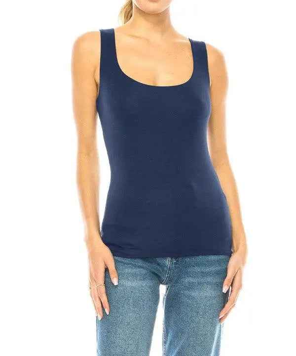 BAMBOO DOUBLE LAYERED TANK - FamilyClothes