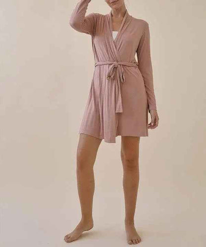 Bamboo Her Robe Cardigan - Sustainable Style and Comfort - FamilyClothes