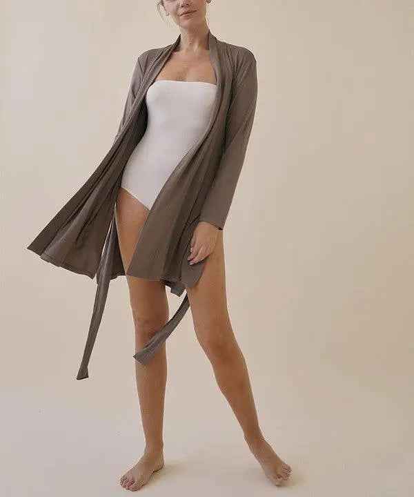 Bamboo Her Robe Cardigan - Sustainable Style and Comfort - FamilyClothes