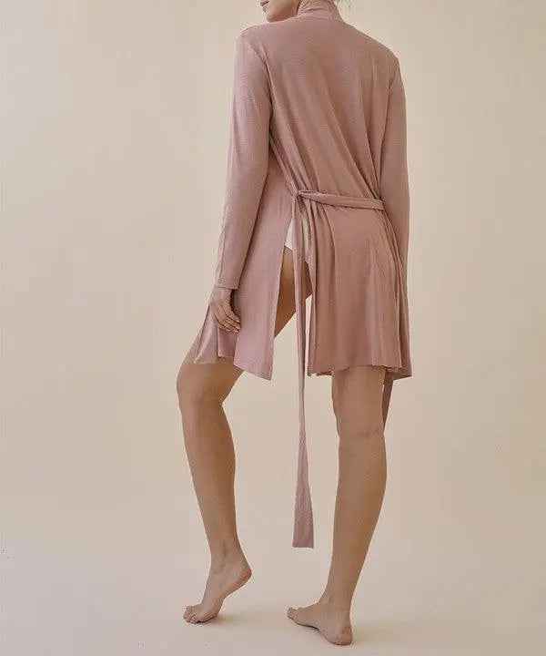 Bamboo Her Robe Cardigan - Sustainable Style and Comfort - FamilyClothes