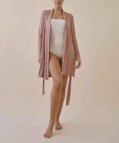 Bamboo Her Robe Cardigan - Sustainable Style and Comfort - FamilyClothes