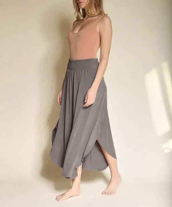 Bamboo Maxi Skirt - Eco-Friendly Fashion Essential - FamilyClothes