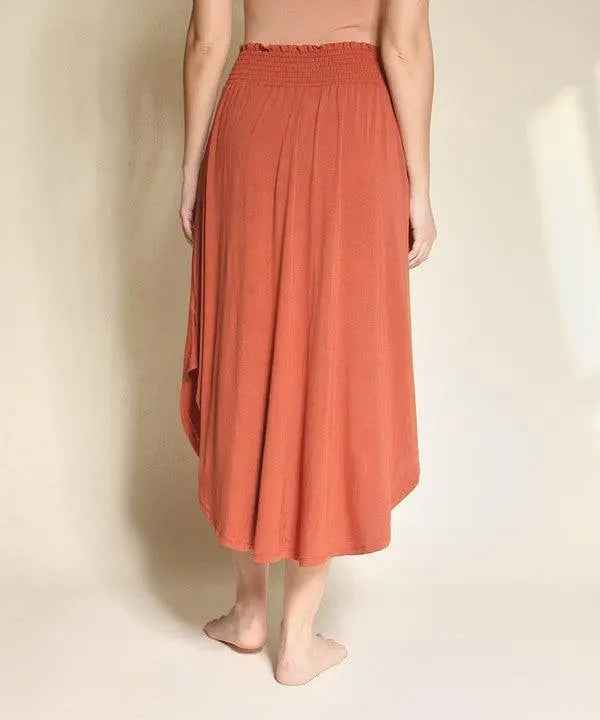 Bamboo Maxi Skirt - Eco-Friendly Fashion Essential - FamilyClothes