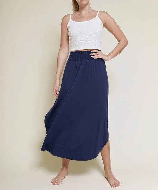 Bamboo Maxi Skirt - Eco-Friendly Fashion Essential - FamilyClothes