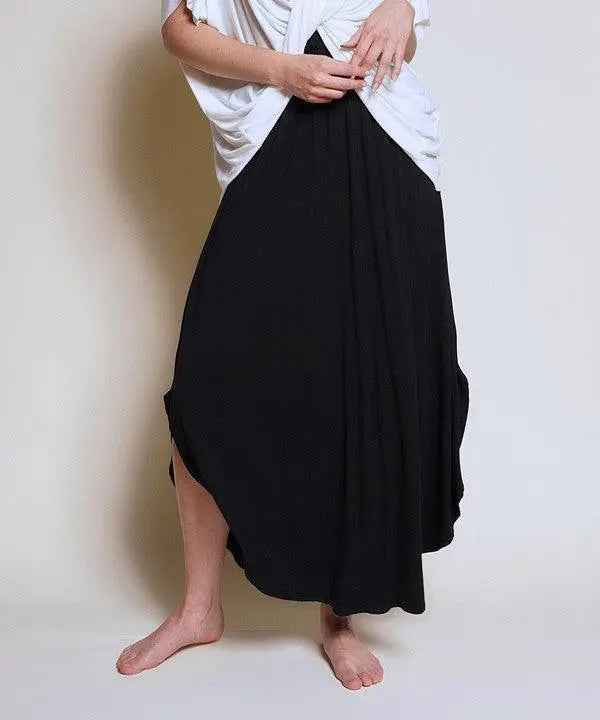 Bamboo Maxi Skirt - Eco-Friendly Fashion Essential - FamilyClothes