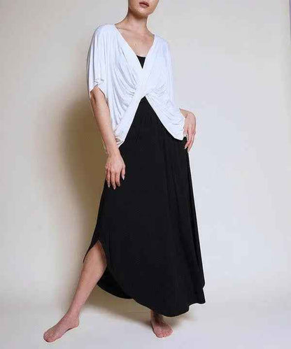 Bamboo Maxi Skirt - Eco-Friendly Fashion Essential - FamilyClothes