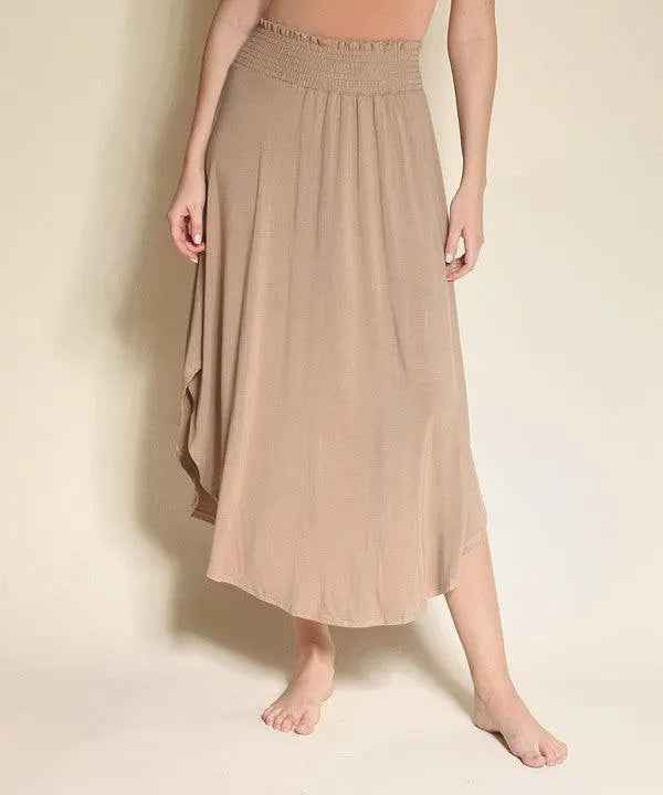 Bamboo Maxi Skirt - Eco-Friendly Fashion Essential - FamilyClothes