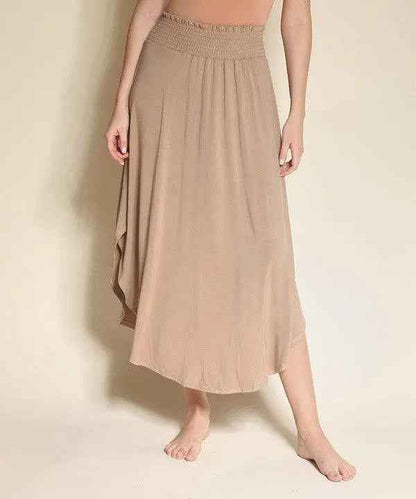 Bamboo Maxi Skirt - Eco-Friendly Fashion Essential - FamilyClothes