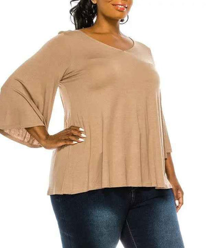 BAMBOO MISSYDAY CURVY TOP - FamilyClothes