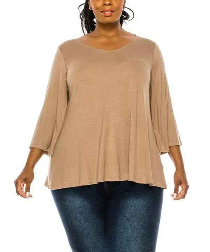 BAMBOO MISSYDAY CURVY TOP - FamilyClothes