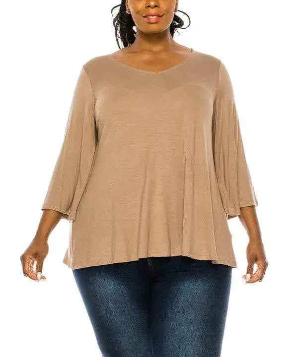 BAMBOO MISSYDAY CURVY TOP - FamilyClothes