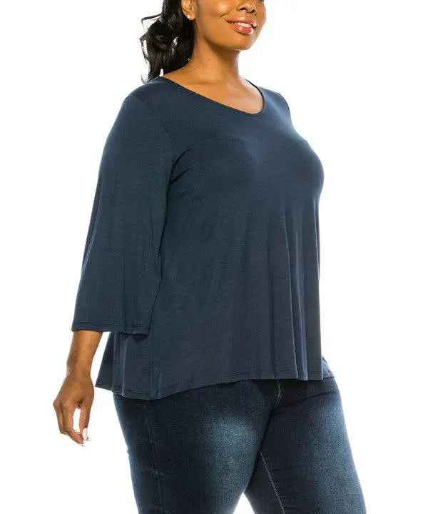 BAMBOO MISSYDAY CURVY TOP - FamilyClothes