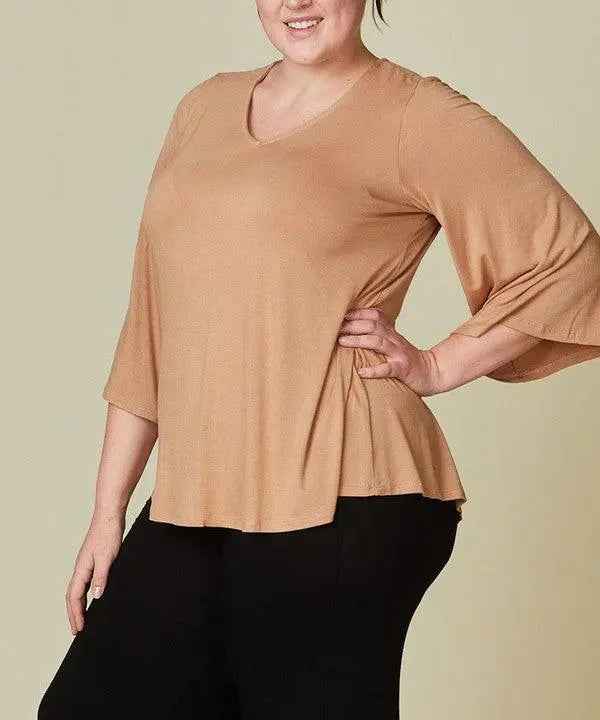 BAMBOO MISSYDAY CURVY TOP - FamilyClothes