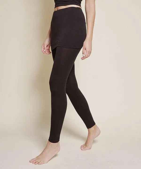 Bamboo Skirted Legging - Pre Washed One Piece Design - FamilyClothes