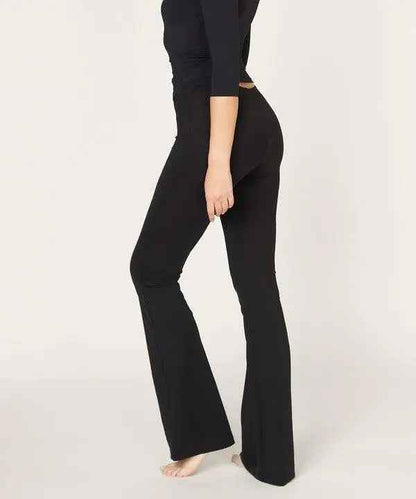 BAMBOO SLIM BELL YOGA PANTS - FamilyClothes
