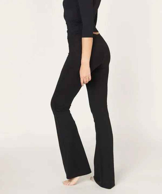 BAMBOO SLIM BELL YOGA PANTS - FamilyClothes