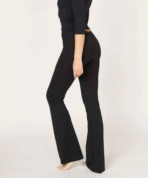 BAMBOO SLIM BELL YOGA PANTS - FamilyClothes