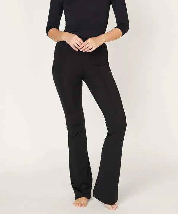 BAMBOO SLIM BELL YOGA PANTS - FamilyClothes