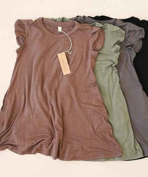 BAMBOO TULIP DRESS KIDS - FamilyClothes