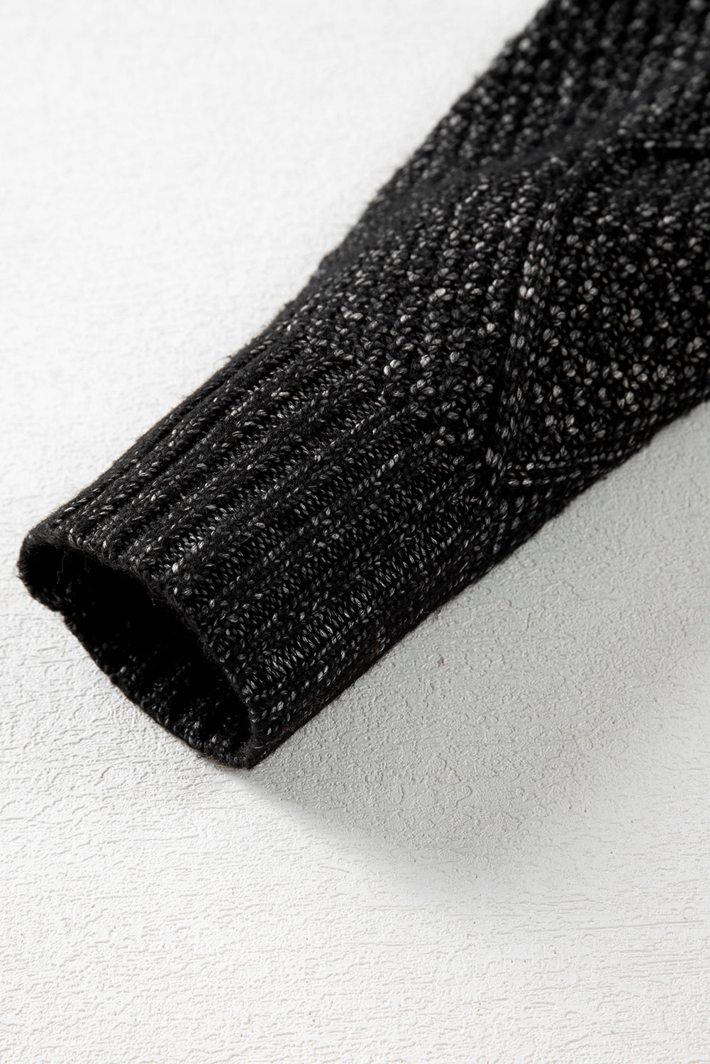 Coffee Knit Sweater Dress - Cable Knit Drop Shoulder Loose Fit Design - FamilyClothes