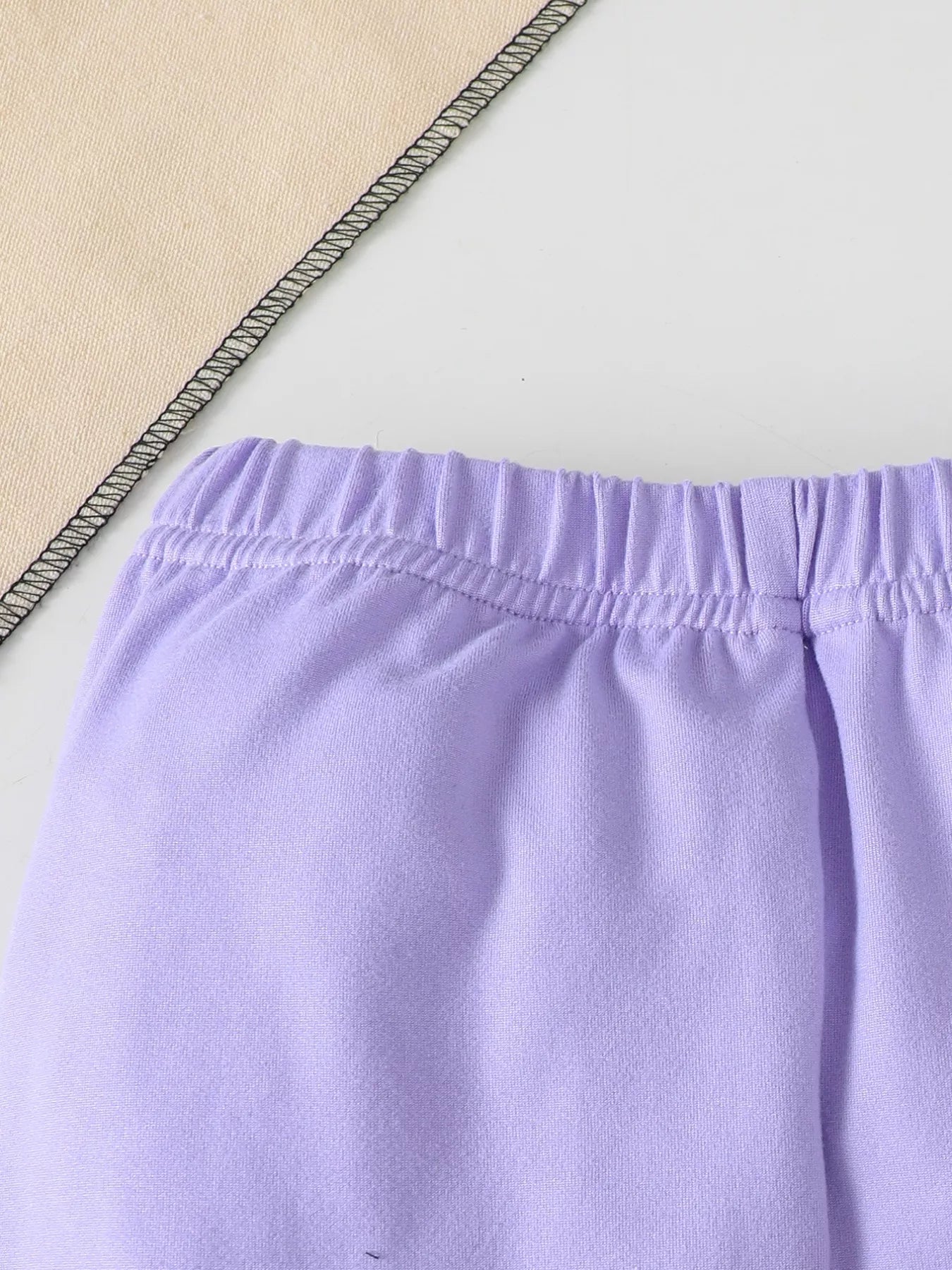 Children's Gingham Smocked Top and Bow Pants Set - FamilyClothes