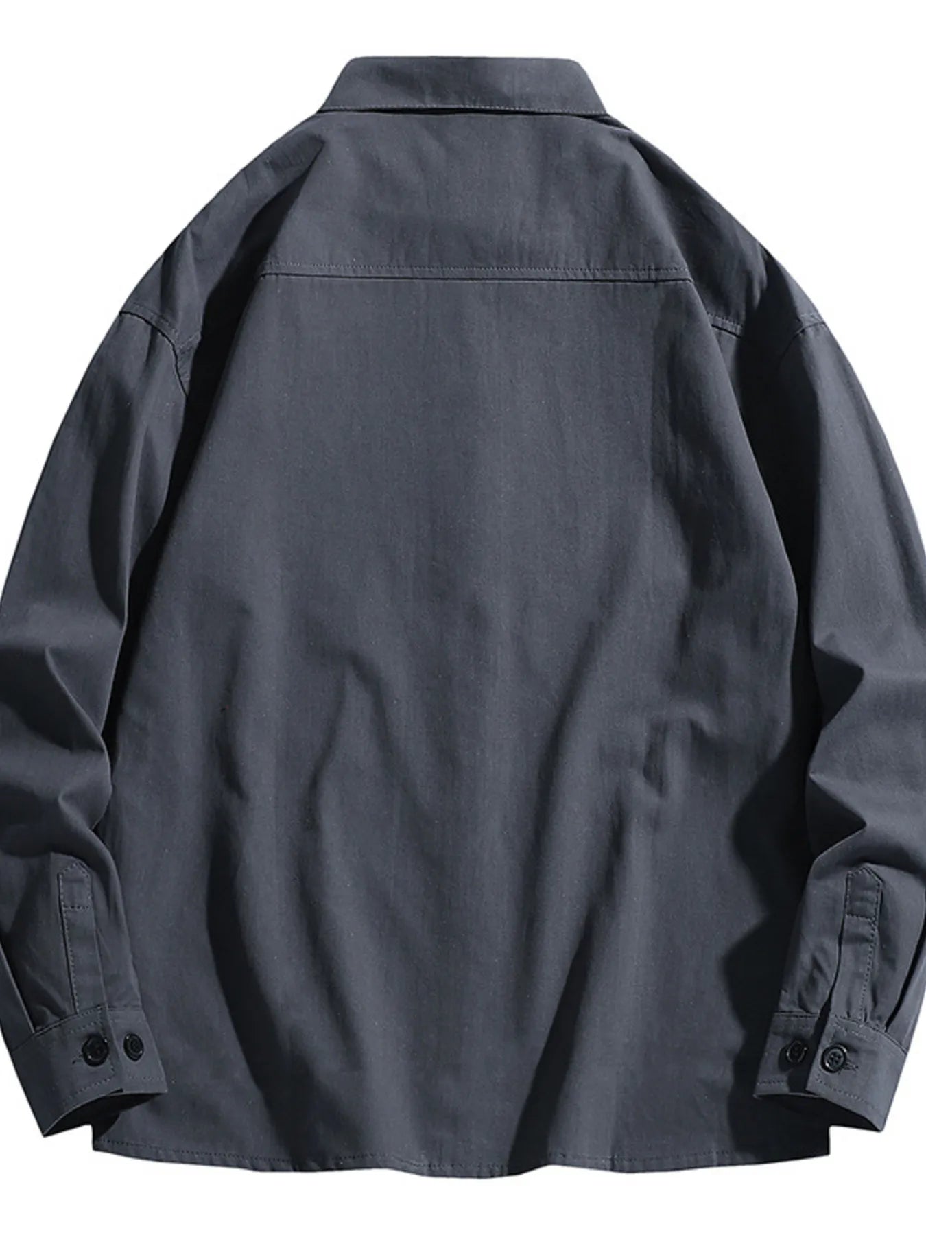 Men's Plus Size Button Up Long Sleeve Shirt - FamilyClothes