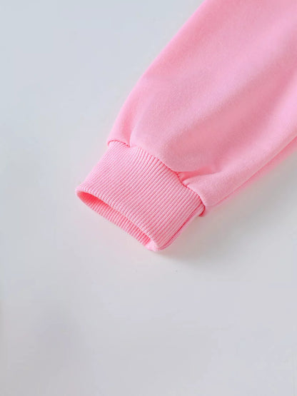 Children's Halloween Graphic Sweatshirt and Flare Pants Set - FamilyClothes