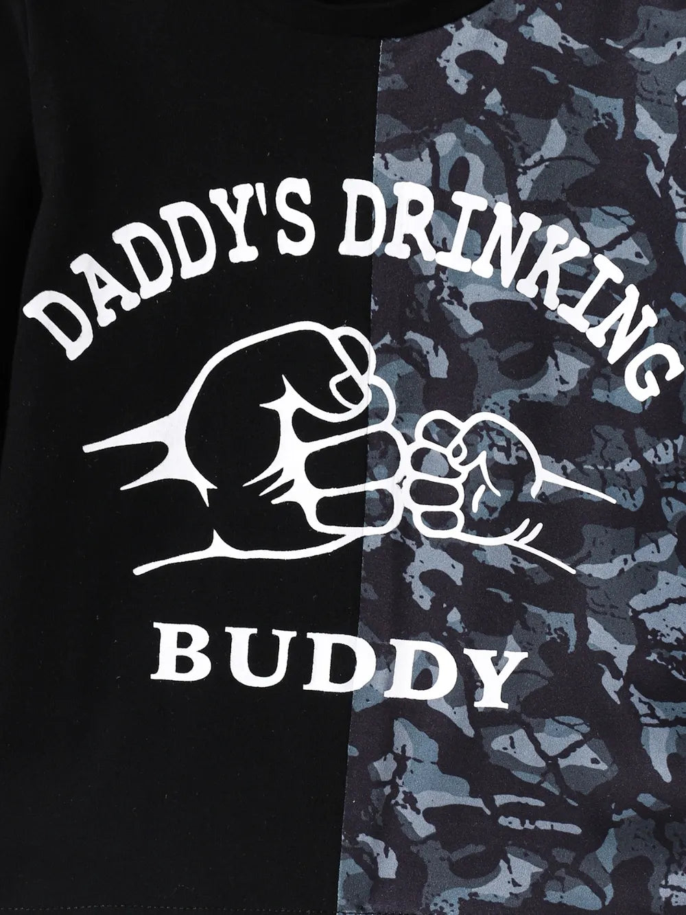 Children's Camouflage Color Block Top and Pants Set - FamilyClothes