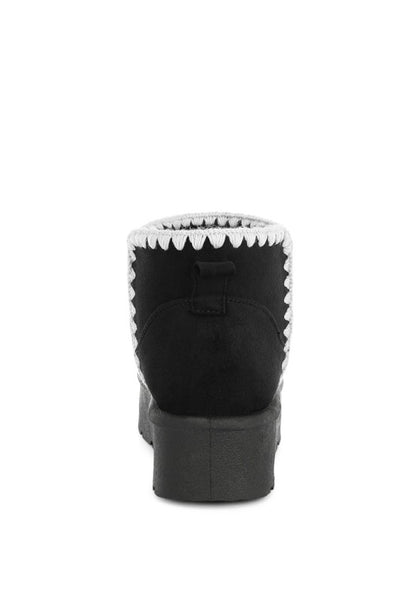 Rochas Scalloped Detail Snow Boots - FamilyClothes