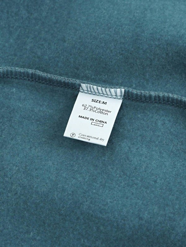 Cotton Color Block Sweatshirt - Casual Drop Sleeve for Effortless Style and Comfort - FamilyClothes