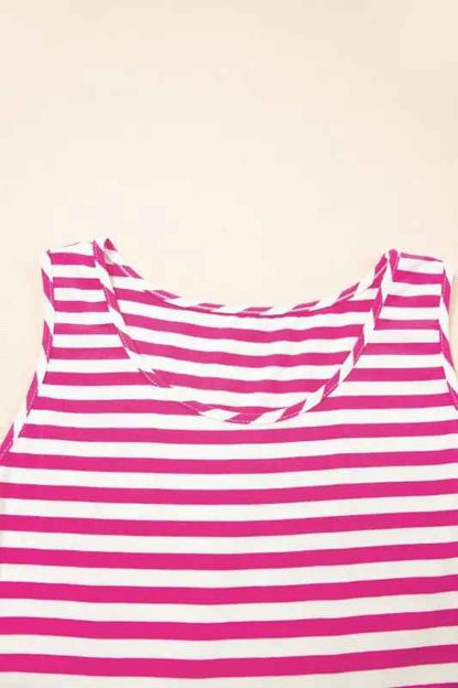 Cotton Pink Blue Multi Way Dress - FamilyClothes