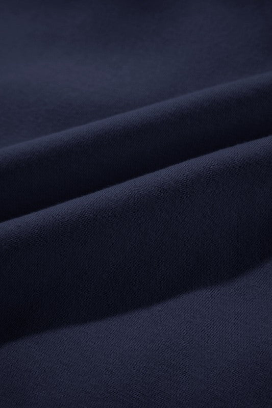 Solid Reverse Seams Hoodie and Joggers Set - FamilyClothes