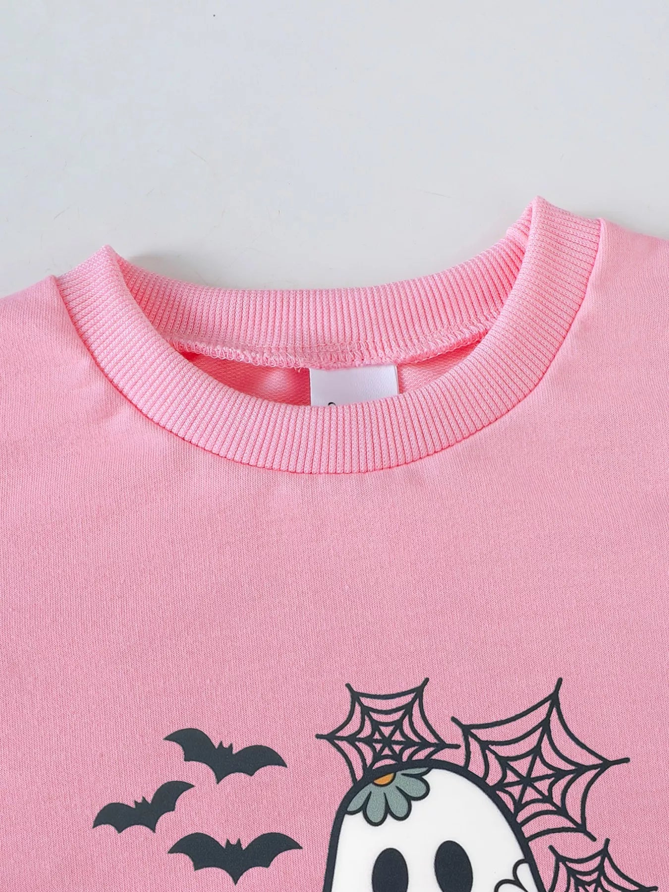 Children's Halloween Graphic Sweatshirt and Flare Pants Set - FamilyClothes