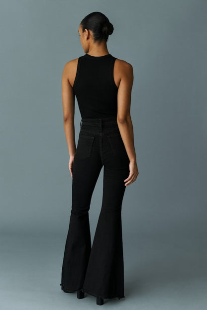 Rodeo Bell Bottoms - Black Pink Trendy Style for Every Occasion - FamilyClothes