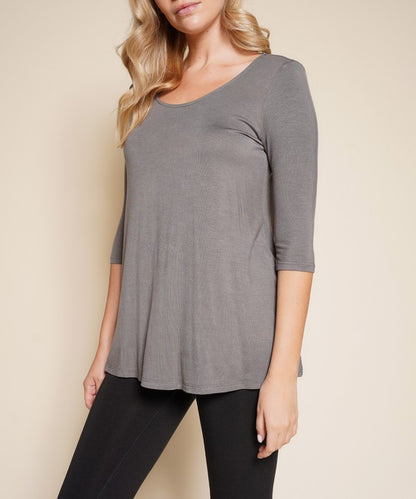 BAMBOO ELBOW TUNIC T - FamilyClothes