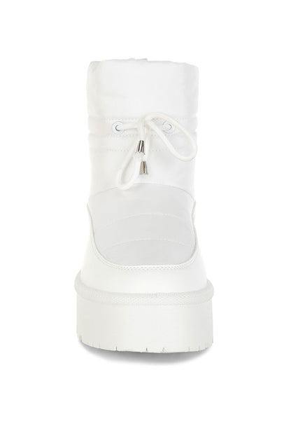 Pacos High Ankle Chunky Snow Boots - FamilyClothes