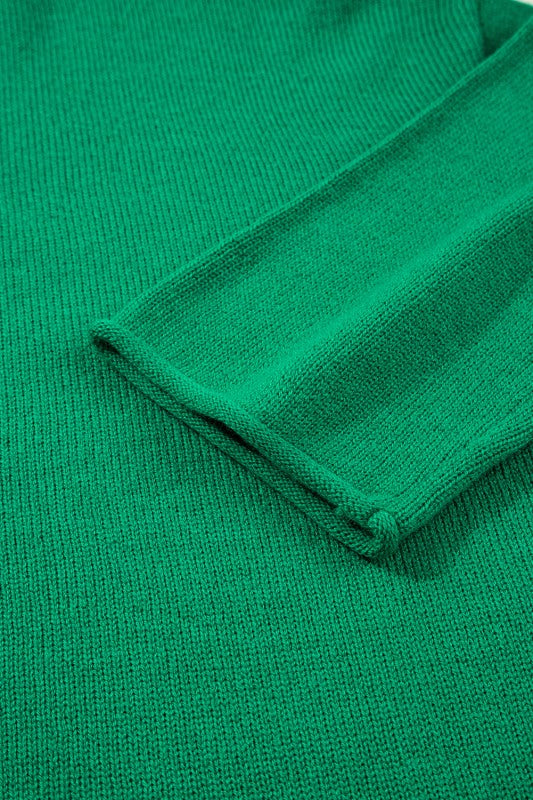 Evatyn Knit Drop Shoulder Sweater - FamilyClothes