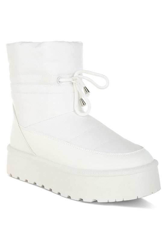 Pacos High Ankle Chunky Snow Boots - FamilyClothes