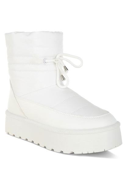 Pacos High Ankle Chunky Snow Boots - FamilyClothes