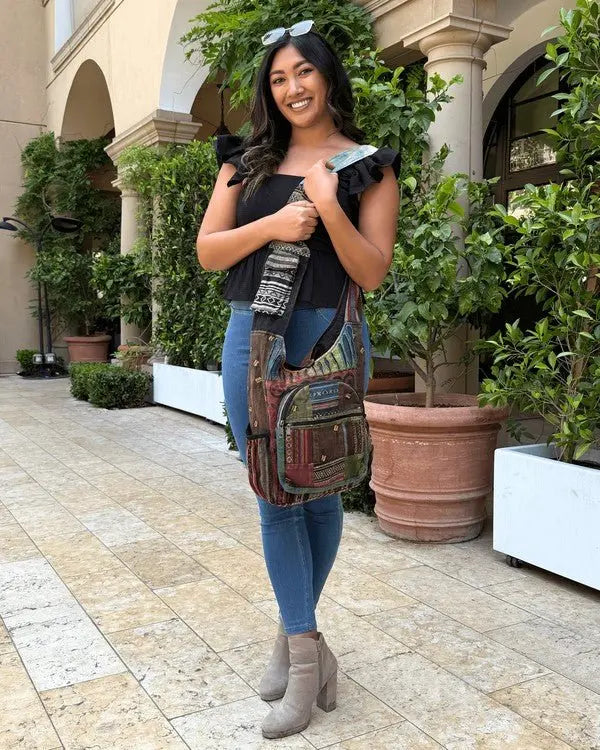 Kathmandu Collection Bee Hobo Bag - FamilyClothes