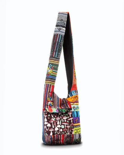Kathmandu Collection Tribal Stripe Hobo Bag - FamilyClothes