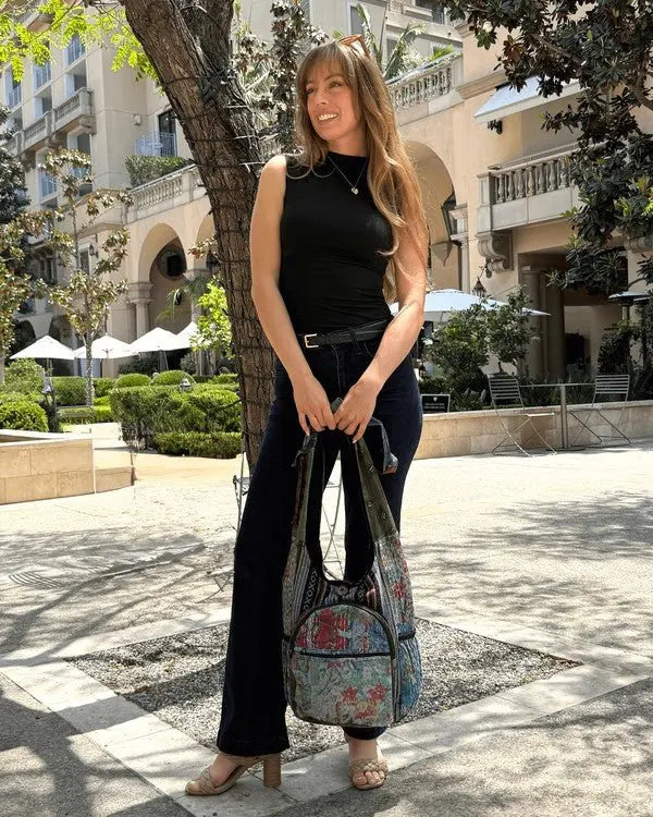 Kathmandu Collection Vintage Patchwork Hobo Bag - FamilyClothes