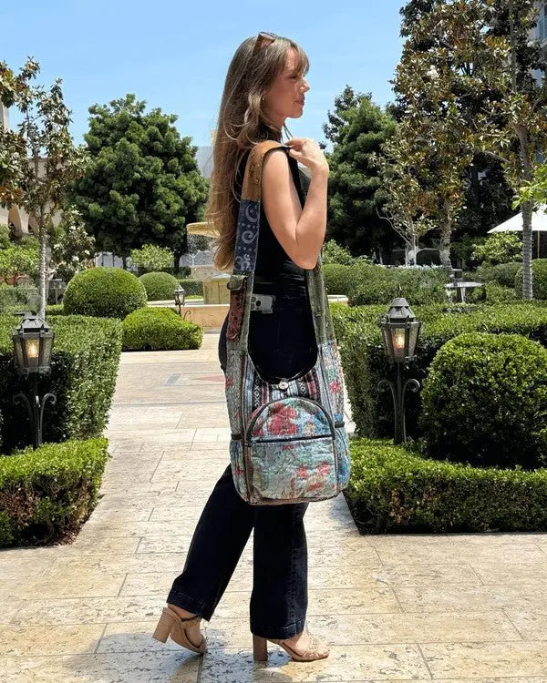 Kathmandu Collection Vintage Patchwork Hobo Bag - FamilyClothes