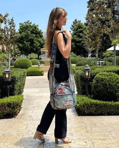 Kathmandu Collection Vintage Patchwork Hobo Bag - FamilyClothes