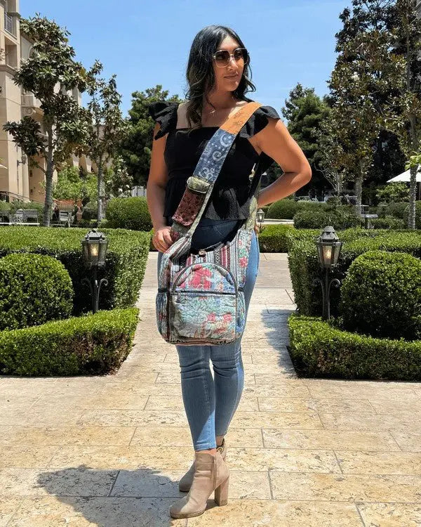 Kathmandu Collection Vintage Patchwork Hobo Bag - FamilyClothes