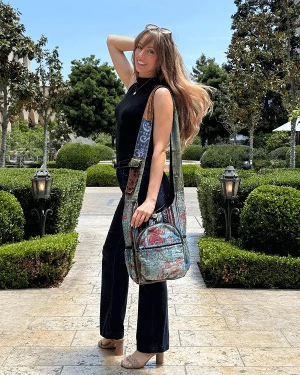 Kathmandu Collection Vintage Patchwork Hobo Bag - FamilyClothes