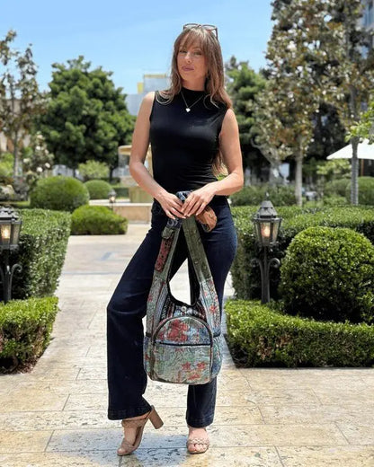 Kathmandu Collection Vintage Patchwork Hobo Bag - FamilyClothes