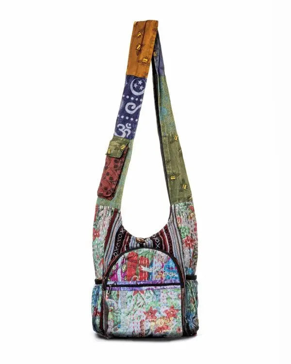 Kathmandu Collection Vintage Patchwork Hobo Bag - FamilyClothes