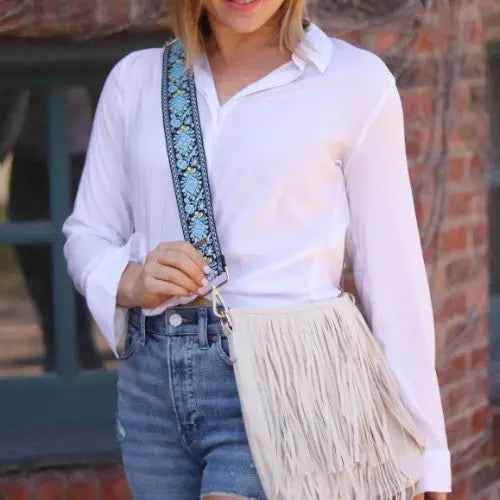 Kelce Influencer Style Vegan Fringe Bucket Bag - Stylish and Sustainable Option - FamilyClothes